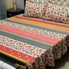 Frill King Size Bed Sheet Set 02