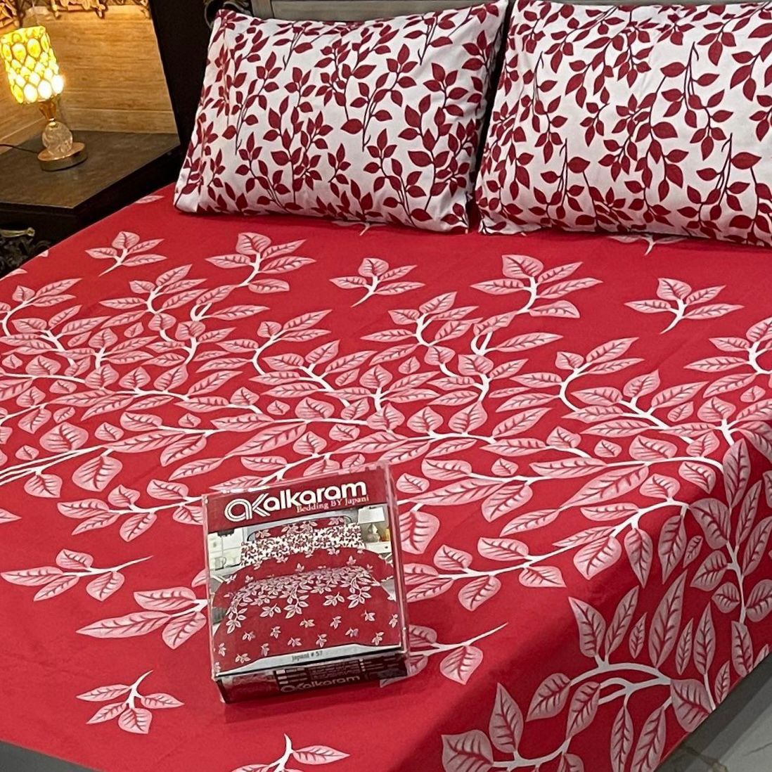 3 Pcs Cotton Bed sheet B 101