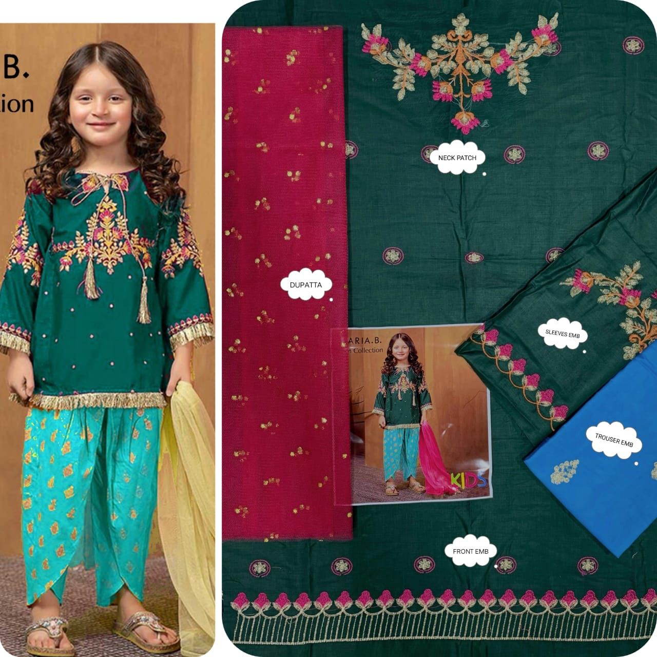 New arrivals  kids  collection lawn fabric