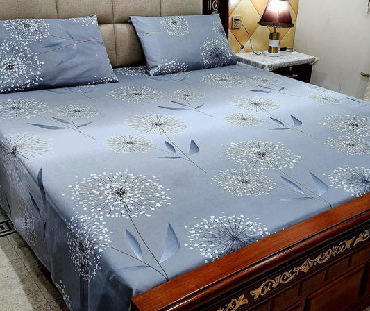 Cotton Bed Sheet  With 2 Pillow Cover