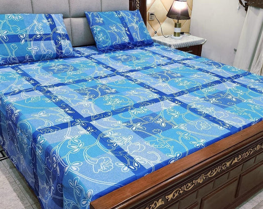 Cotton Bed Sheet  With 2 Pillow Cover