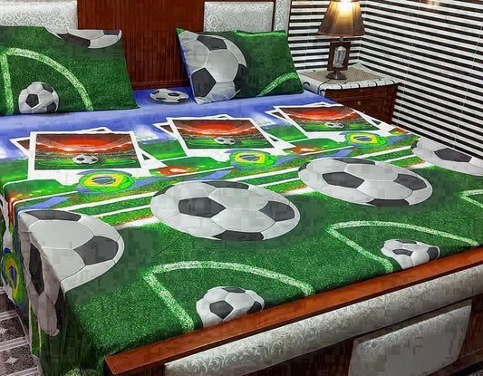 Cotton Bed Sheet  With 2 Pillow Cover